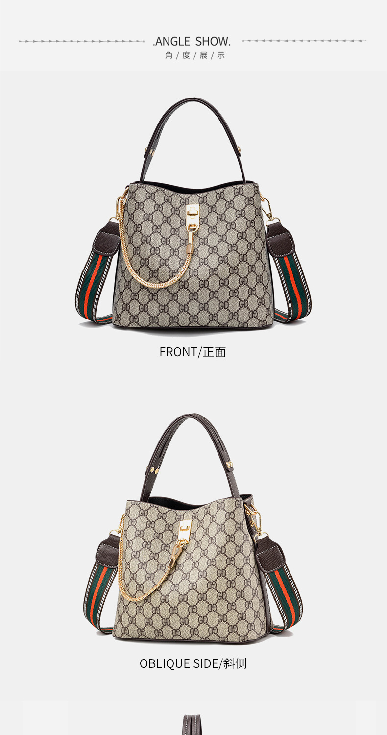 New on Autumn Women's Bag New 2020 Fashion Handbag Ins All-Matching Shoulder Cross Body Bucket Bag