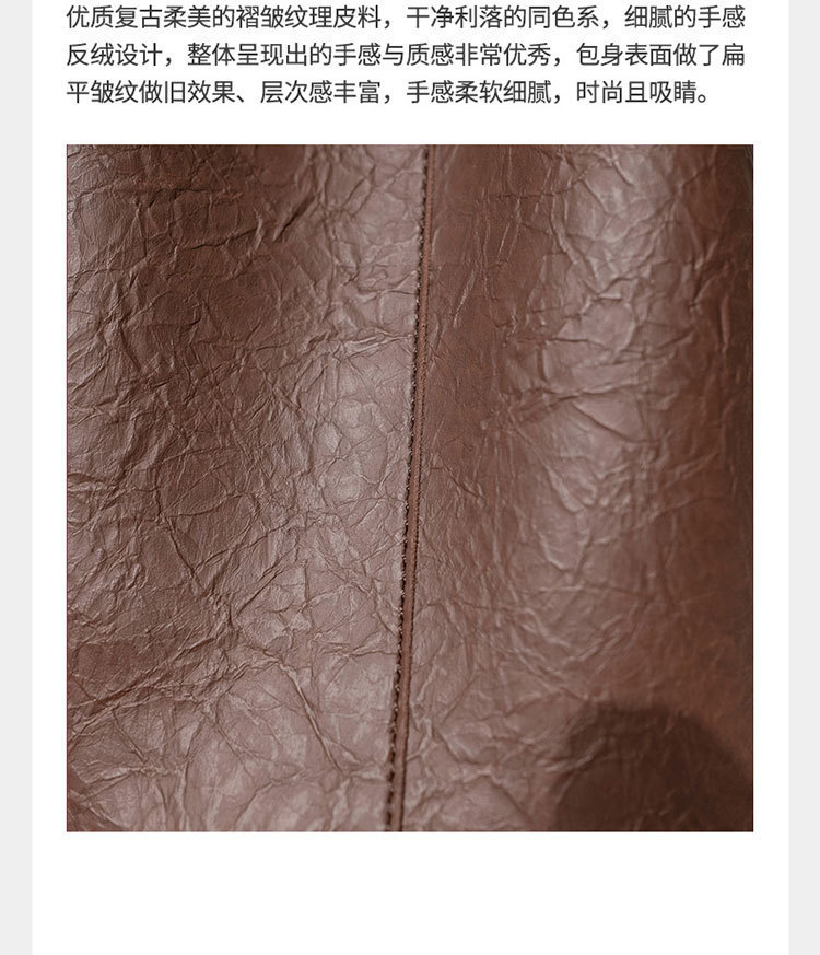 New Bucket Bag Pleated Messenger Bag Shopping Pu Women's Bag 2020 Korean Style Bag Women's Shoulder Bag
