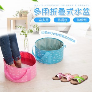 Manufacturers wholesale portable foldable birdbath 10L16L travel foot soaking bucket bag washing wash basin