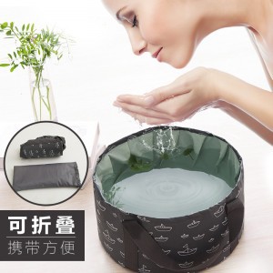 Manufacturers wholesale portable foldable birdbath 10L16L travel foot soaking bucket bag washing wash basin