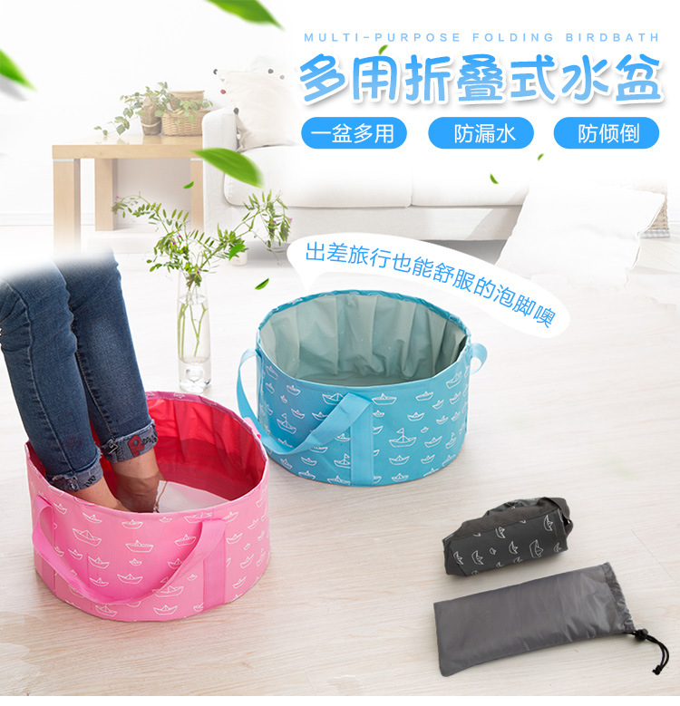 Manufacturers wholesale portable foldable birdbath 10L16L travel foot soaking bucket bag washing wash basin Manufacturers wholesale portable foldable birdbath 10L16L travel foot soaking bucket bag washing wash basin