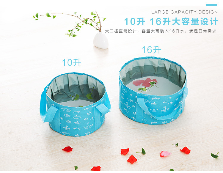Manufacturers wholesale portable foldable birdbath 10L16L travel foot soaking bucket bag washing wash basin Manufacturers wholesale portable foldable birdbath 10L16L travel foot soaking bucket bag washing wash basin