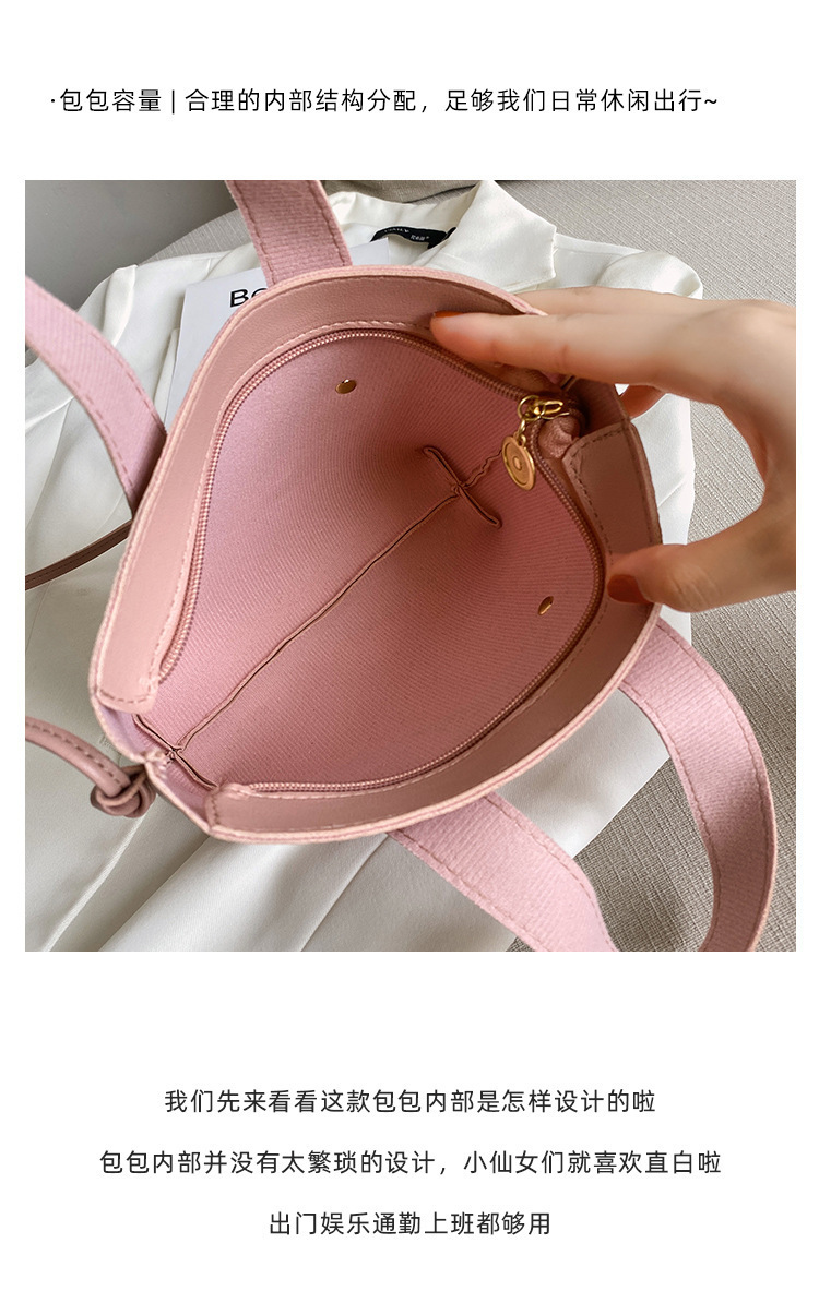 Handbags 2020 Summer Autumn New Style Korean Style Rivet Solid Color Portable Pu Bucket Bag Shoulder Crossbody Small Bag Handbags 2020 Summer Autumn New Style Korean Style Rivet Solid Color Portable Pu Bucket Bag Shoulder Crossbody Small Bag