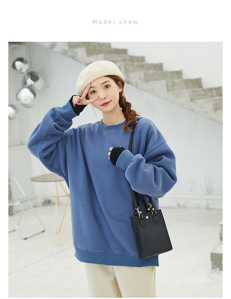 Women's Bag 2021 New Lychee Pattern Portable Crossbody Small Bucket Bag Leisure Phone Bag One Piece Dropshipping Foreign Trade Small Bag