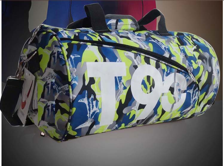 Fashion Camouflage Bucket Bag Casual Sports Gym Bag Men's and Women's Basketball Bag Waterproof Large Capacity Travel Bag Customization
