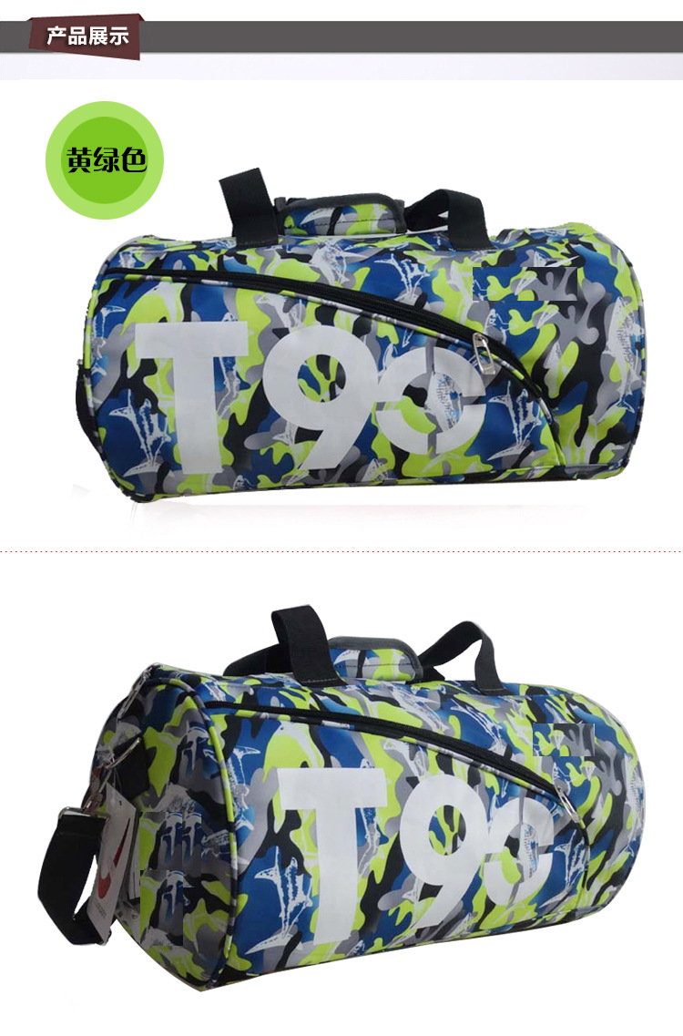 Fashion Camouflage Bucket Bag Casual Sports Gym Bag Men's and Women's Basketball Bag Waterproof Large Capacity Travel Bag Customization