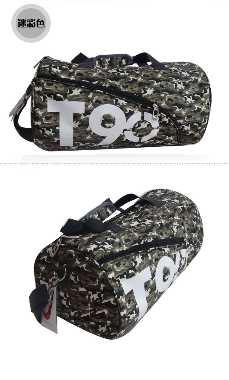 Fashion Camouflage Bucket Bag Casual Sports Gym Bag Men's and Women's Basketball Bag Waterproof Large Capacity Travel Bag Customization