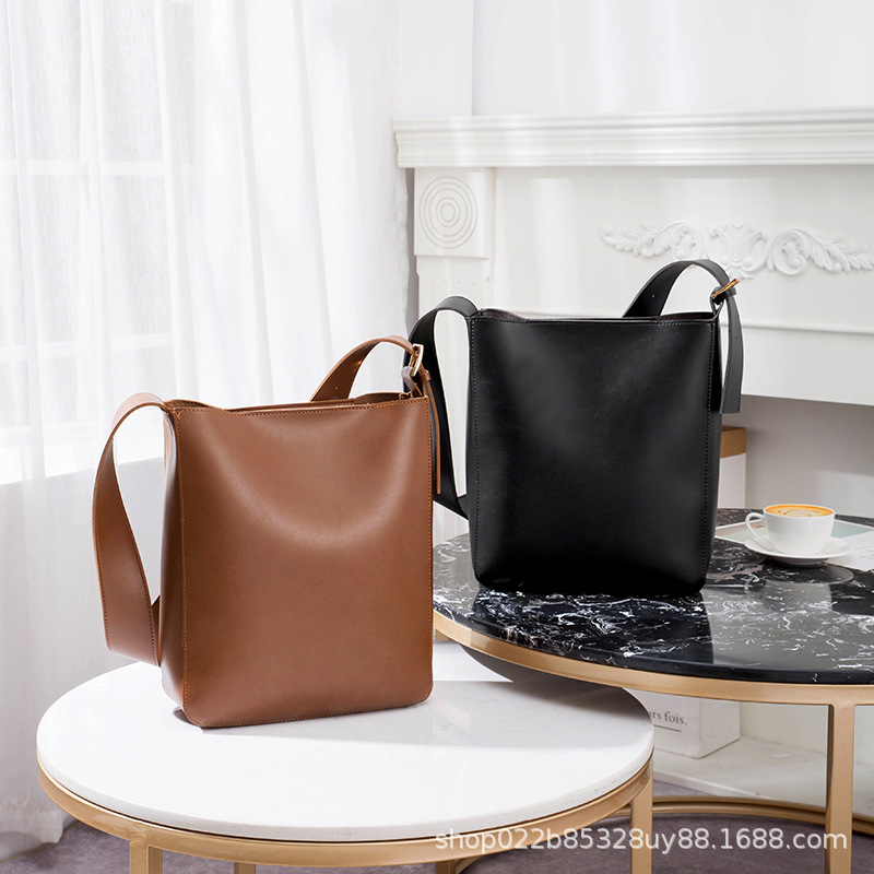 Women&#039;s Bag 2021 New Combination Bags Factory Wholesale Korean Style Trendy Crossbody Pu Women&#039;s Bag Fashionable Shoulder Bucket Bag