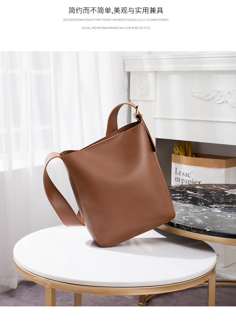 Women's Bag 2021 New Combination Bags Factory Wholesale Korean Style Trendy Crossbody Pu Women's Bag Fashionable Shoulder Bucket Bag