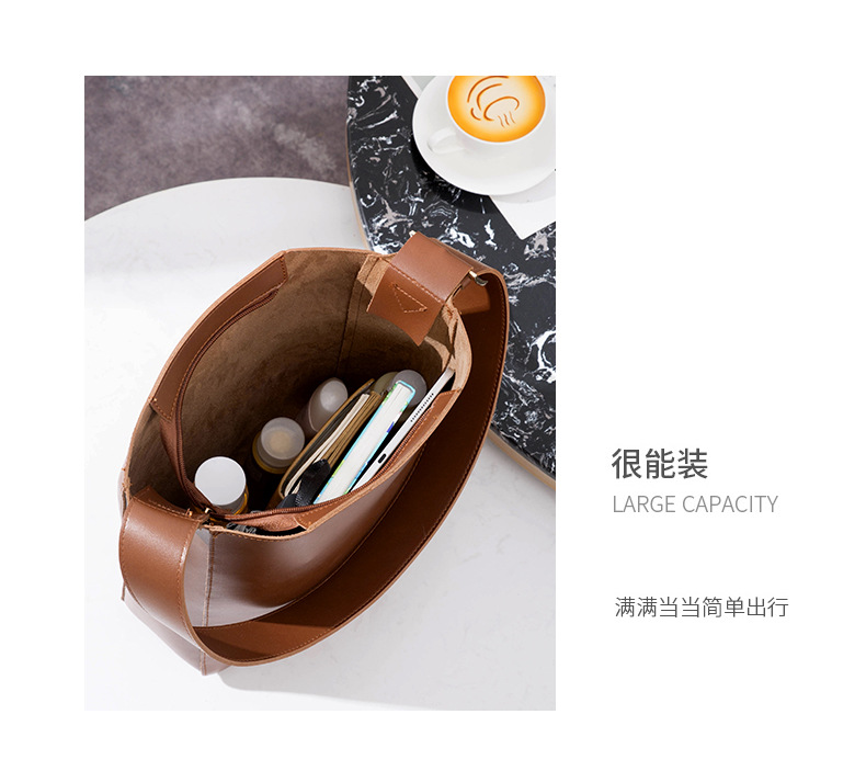 Women's Bag 2021 New Combination Bags Factory Wholesale Korean Style Trendy Crossbody Pu Women's Bag Fashionable Shoulder Bucket Bag