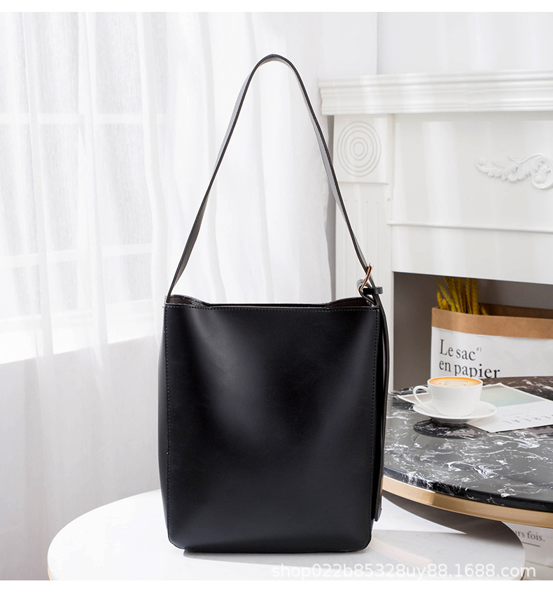 Women's Bag 2021 New Combination Bags Factory Wholesale Korean Style Trendy Crossbody Pu Women's Bag Fashionable Shoulder Bucket Bag