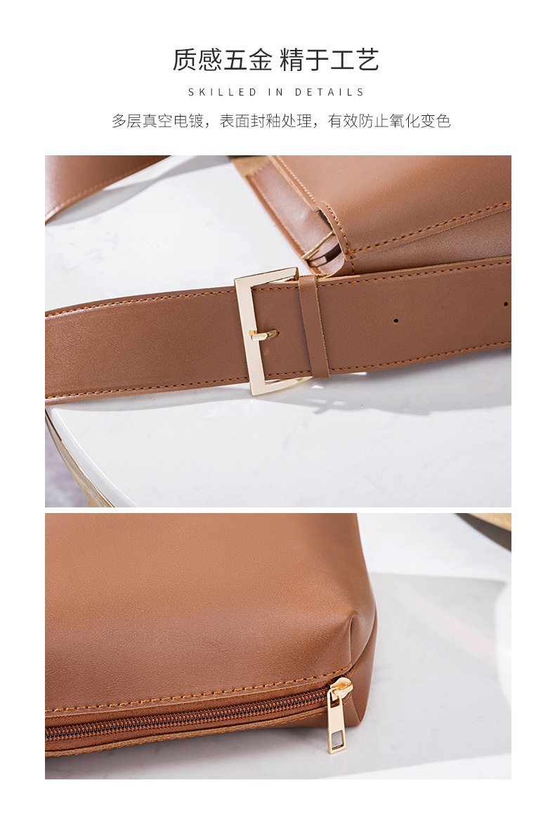 Women's Bag 2021 New Combination Bags Factory Wholesale Korean Style Trendy Crossbody Pu Women's Bag Fashionable Shoulder Bucket Bag