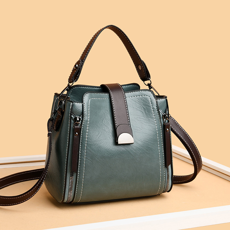 Bucket Bag Women&#039;s Bag Fashion Shoulder Bag Soft Leather Versatile Crossbody Bag Handbag