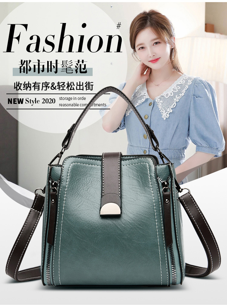 Bucket Bag Women's Bag Fashion Shoulder Bag Soft Leather Versatile Crossbody Bag Handbag Bucket Bag Women's Bag Fashion Shoulder Bag Soft Leather Versatile Crossbody Bag Handbag