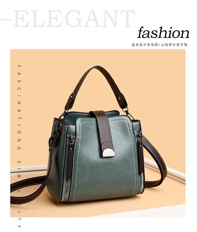 Bucket Bag Women's Bag Fashion Shoulder Bag Soft Leather Versatile Crossbody Bag Handbag Bucket Bag Women's Bag Fashion Shoulder Bag Soft Leather Versatile Crossbody Bag Handbag
