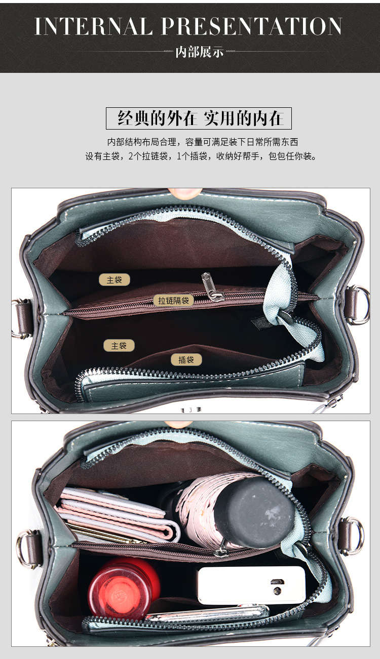 Bucket Bag Women's Bag Fashion Shoulder Bag Soft Leather Versatile Crossbody Bag Handbag Bucket Bag Women's Bag Fashion Shoulder Bag Soft Leather Versatile Crossbody Bag Handbag