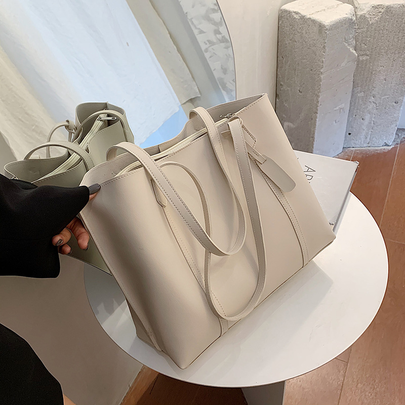 2021 New Trendy Women&#039;s Bag Net Red Casual Tote Bag All-Match Ins One-Shoulder Portable Bucket Bag