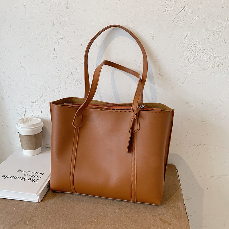 2021 New Trendy Women's Bag Net Red Casual Tote Bag All-Match Ins One-Shoulder Portable Bucket Bag