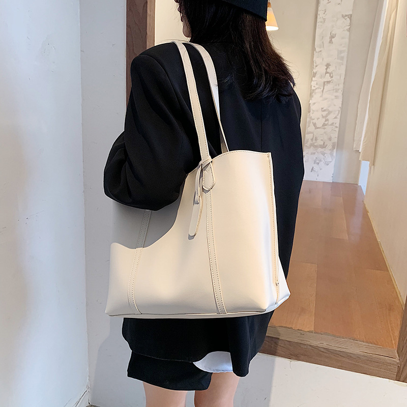 2021 New Trendy Women's Bag Net Red Casual Tote Bag All-Match Ins One-Shoulder Portable Bucket Bag
