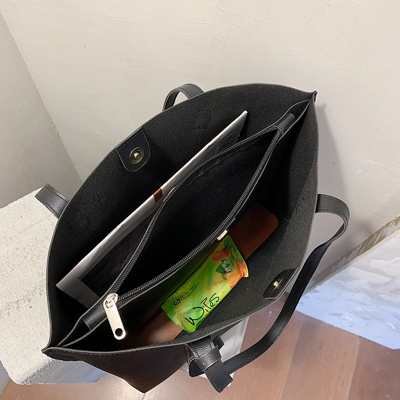 2021 New Trendy Women's Bag Net Red Casual Tote Bag All-Match Ins One-Shoulder Portable Bucket Bag