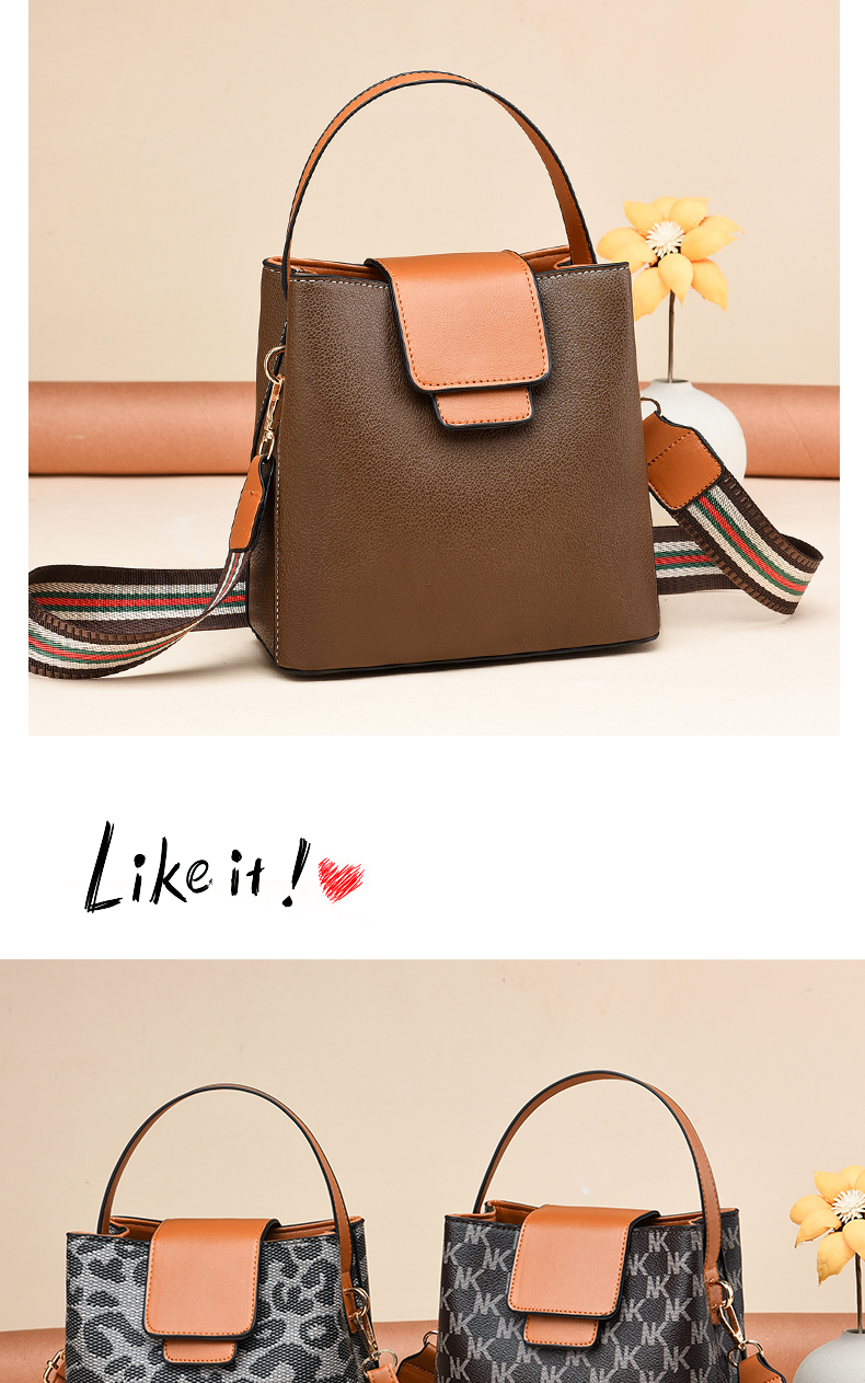 Fashion bucket bag women's new high-capacity single shoulder portable bag in autumn 2021 Fashion bucket bag women's new high-capacity single shoulder portable bag in autumn 2021