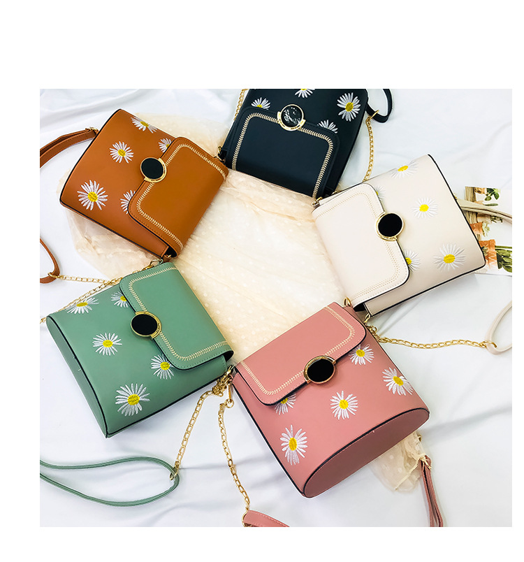 Factory Exclusive Supply New Korean Style Fashion Bucket Bag Internet Celebrity Women&#039;s Bag Fresh Sweet Shoulder Messenger Bag Wholesale Custom