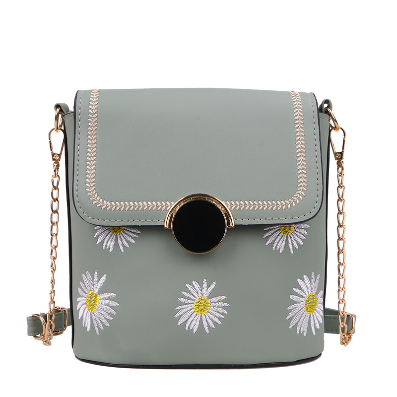 Factory Exclusive Supply New Korean Style Fashion Bucket Bag Internet Celebrity Women&#039;s Bag Fresh Sweet Shoulder Messenger Bag Wholesale Custom