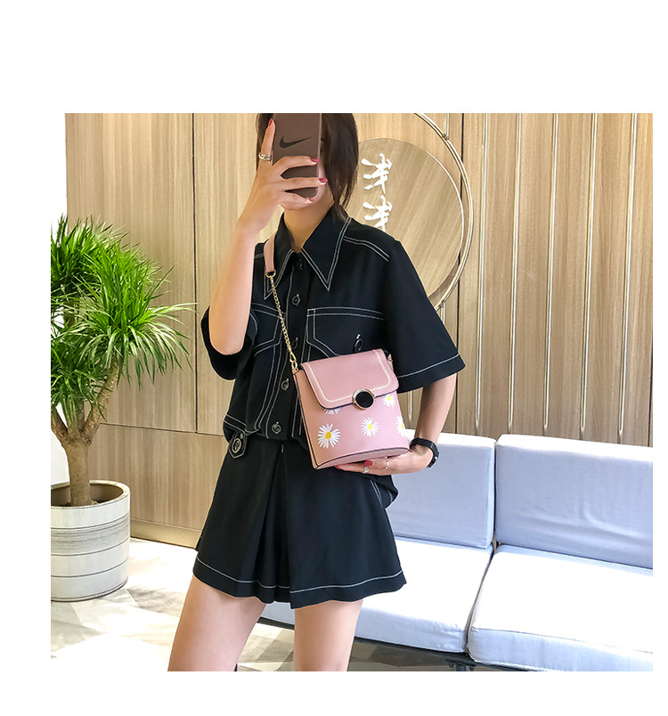 Factory Exclusive Supply New Korean Style Fashion Bucket Bag Internet Celebrity Women's Bag Fresh Sweet Shoulder Messenger Bag Wholesale Custom