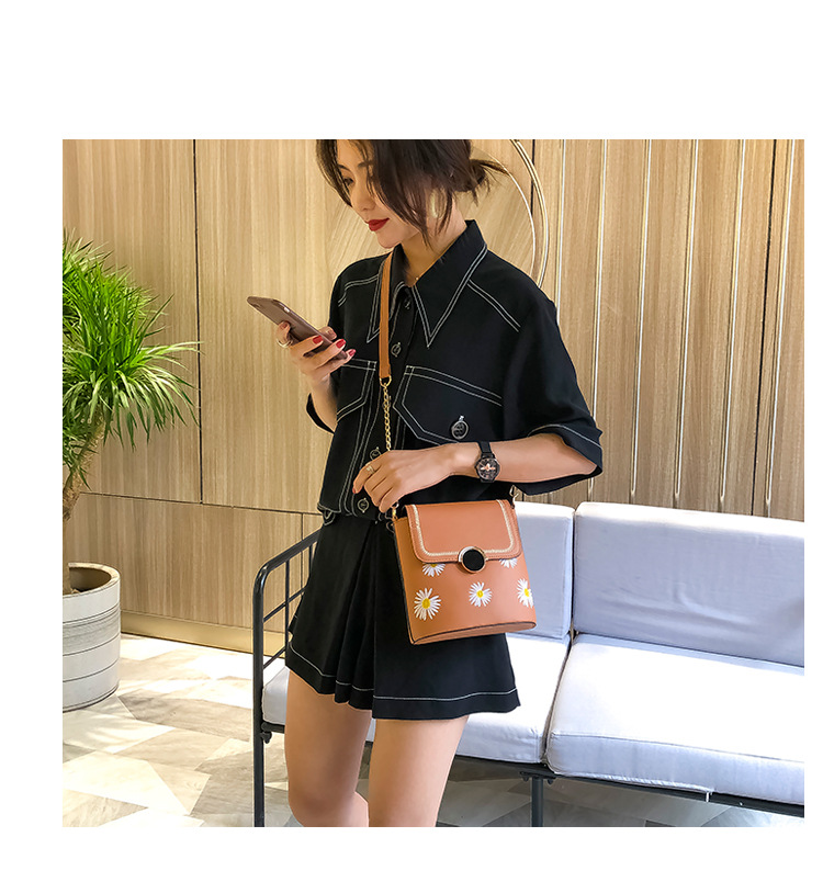 Factory Exclusive Supply New Korean Style Fashion Bucket Bag Internet Celebrity Women's Bag Fresh Sweet Shoulder Messenger Bag Wholesale Custom