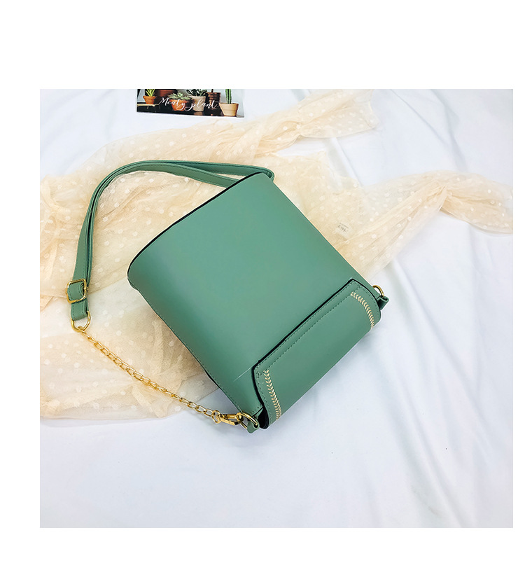 Factory Exclusive Supply New Korean Style Fashion Bucket Bag Internet Celebrity Women's Bag Fresh Sweet Shoulder Messenger Bag Wholesale Custom