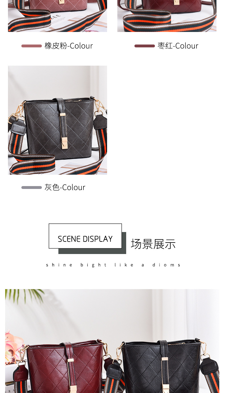 New small Bag woman 2020 cross-body bucket Bag Spring/ Summer New fashion women Bag