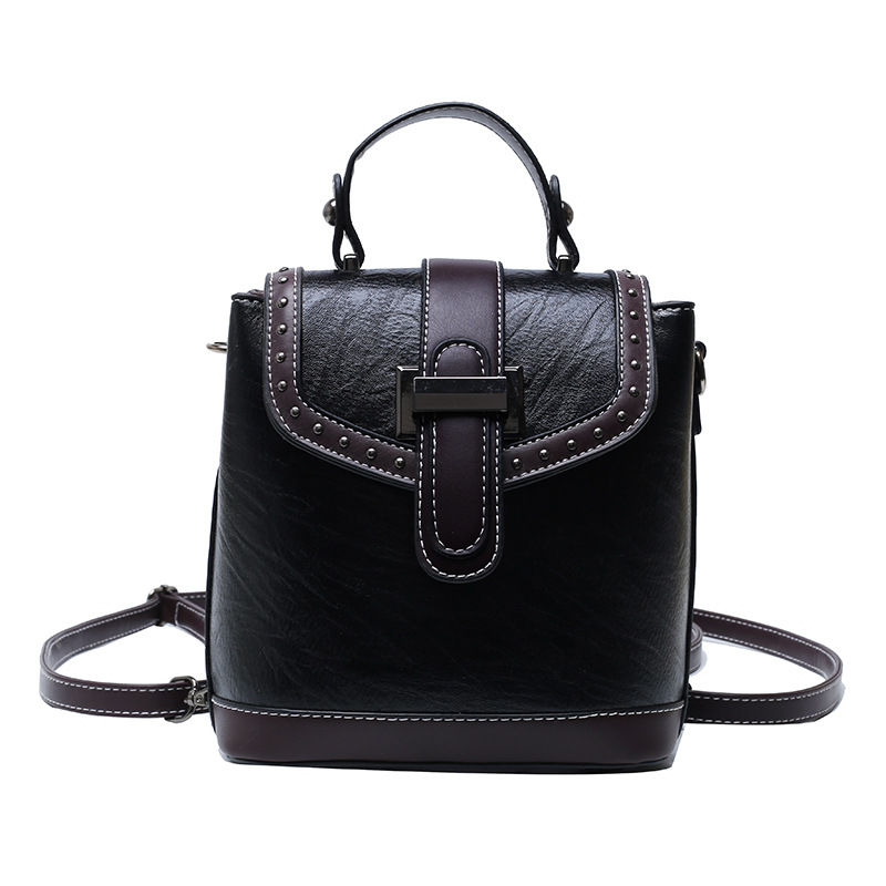 Autumn/Winter Small Bags Women&#039;s Bag  New Versatile Bucket Bag Portable Shoulder Messenger Bag Small Double Backpack
