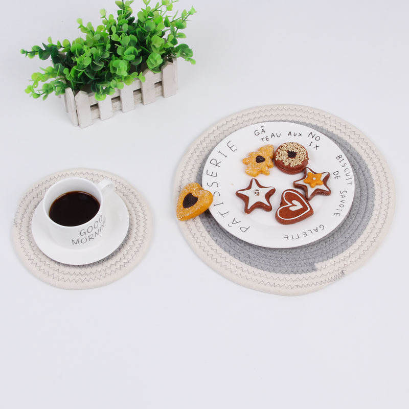 Cord Heat Resistant Heat Insulation HeatResistant Home Dining Table Cushion Coaster Bowl Mat Placemat Heat Proof Mat