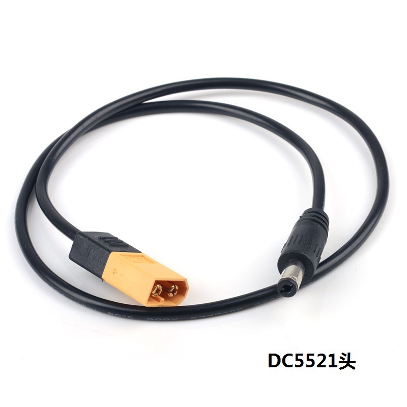 Xt60 to Dc5521/5525 Power Cord Model Airplane Battery Power Cord T12/Ts100 Electric Soldering Iron Adapter Cable
