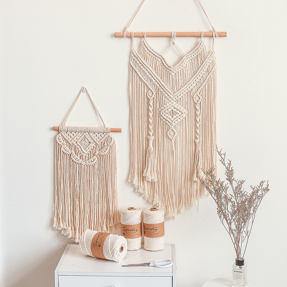 Cotton String Handmade DIY Decoration Braiding Thread Tapestry Material Binding Rope WearResistant Zongzi Cord Household