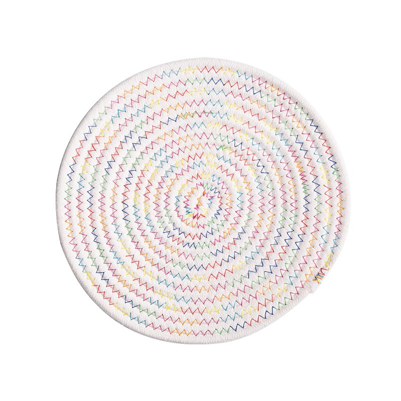 Japanese hand woven cord, Ironing, heat mate, heat resistant household table mat, cup mat, Bowl mat, meal mat, heat mat