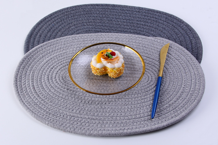 Japanese hand woven cord, Ironing, heat mate, heat resistant household table mat, cup mat, Bowl mat, meal mat, heat mat