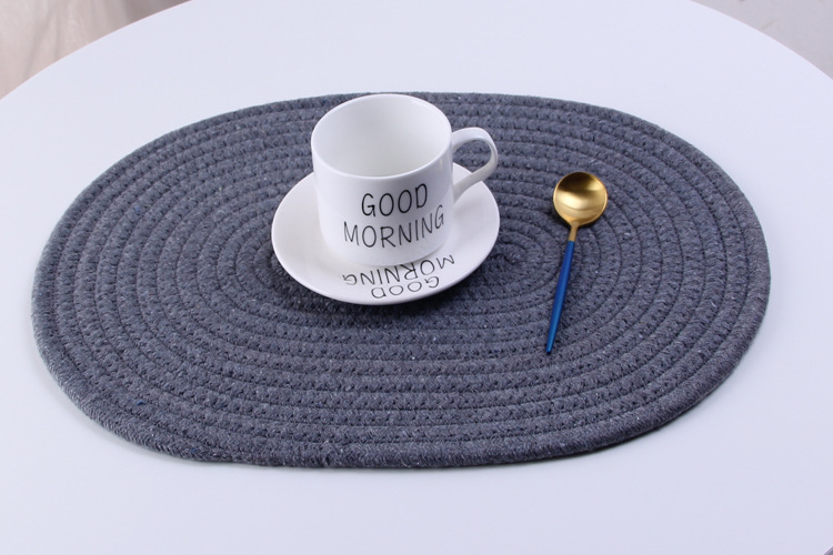 Japanese hand woven cord, Ironing, heat mate, heat resistant household table mat, cup mat, Bowl mat, meal mat, heat mat