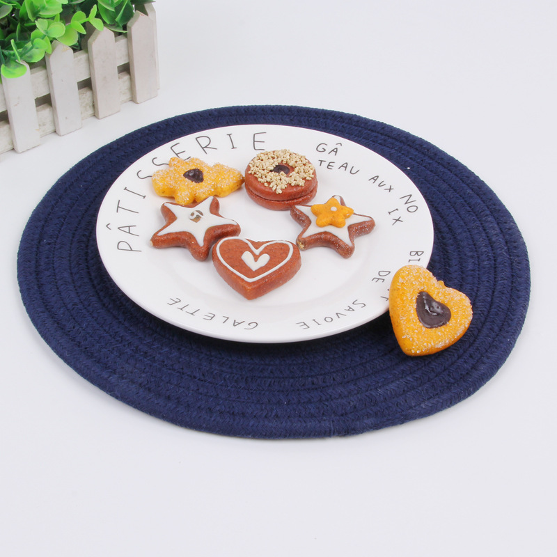 Japanese hand woven cord, Ironing, heat mate, heat resistant household table mat, cup mat, Bowl mat, meal mat, heat mat