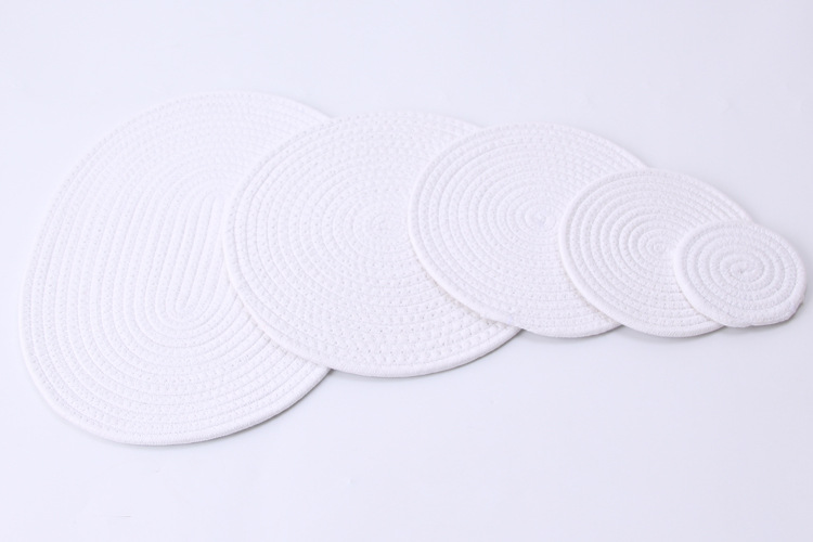 Japanese hand woven cord, Ironing, heat mate, heat resistant household table mat, cup mat, Bowl mat, meal mat, heat mat