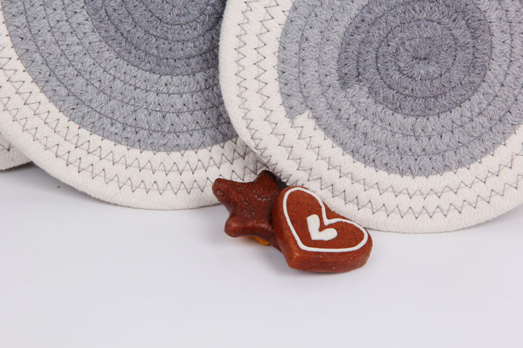 Japanese hand woven cord, Ironing, heat mate, heat resistant household table mat, cup mat, Bowl mat, meal mat, heat mat