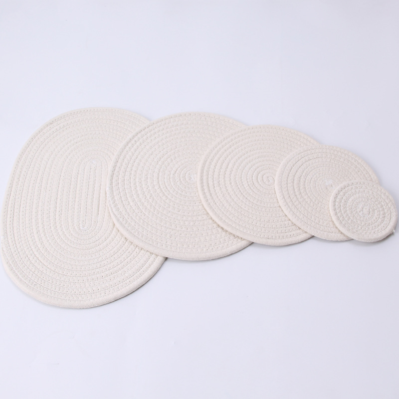 Japanese hand woven cord, Ironing, heat mate, heat resistant household table mat, cup mat, Bowl mat, meal mat, heat mat