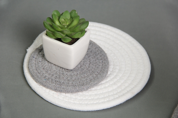 Japanese hand woven cord, Ironing, heat mate, heat resistant household table mat, cup mat, Bowl mat, meal mat, heat mat