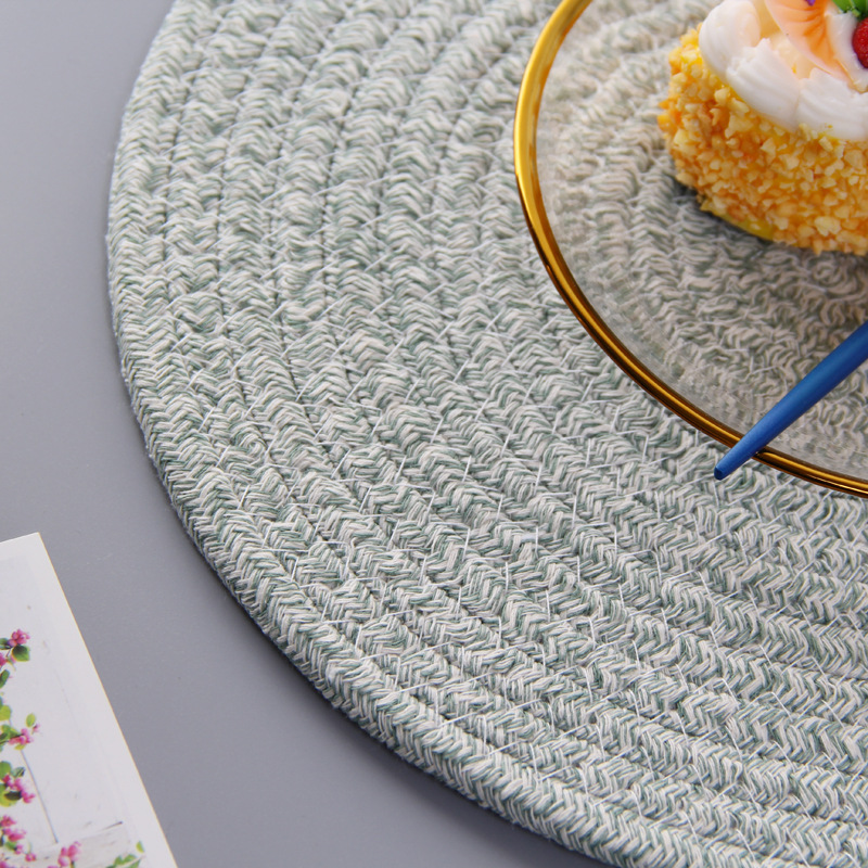 Japanese hand woven cord, Ironing, heat mate, heat resistant household table mat, cup mat, Bowl mat, meal mat, heat mat