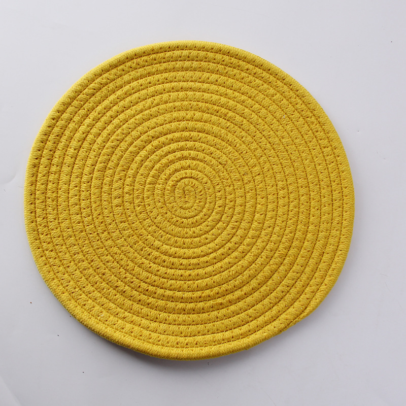 Japanese hand woven cord, Ironing, heat mate, heat resistant household table mat, cup mat, Bowl mat, meal mat, heat mat