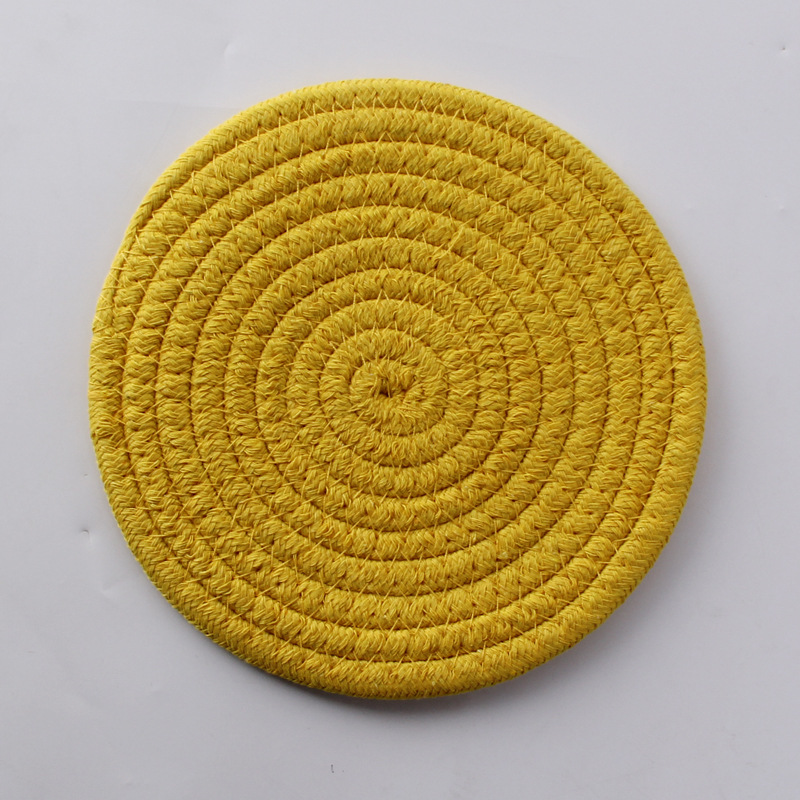 Japanese hand woven cord, Ironing, heat mate, heat resistant household table mat, cup mat, Bowl mat, meal mat, heat mat