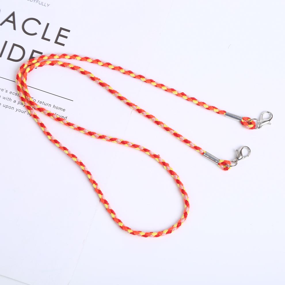 Fashion Colorful Mask Extension Rope, Sunglasses Color String Glasses Cord Anti-Drop Rope Cross-Border Platform Hot Sale