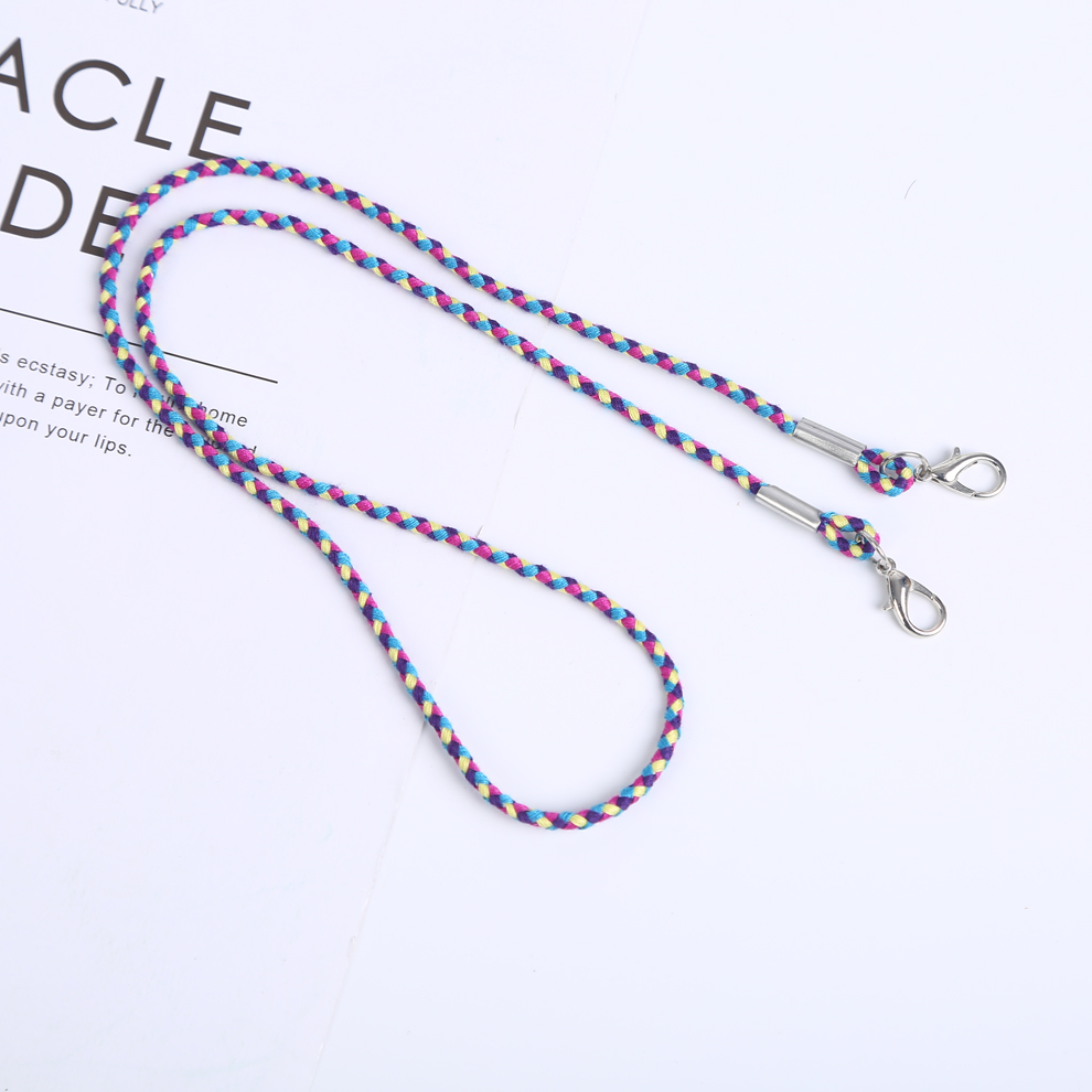 Fashion Colorful Mask Extension Rope, Sunglasses Color String Glasses Cord Anti-Drop Rope Cross-Border Platform Hot Sale