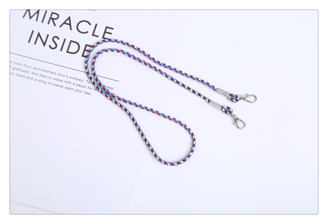 Fashion Colorful Mask Extension Rope, Sunglasses Color String Glasses Cord Anti-Drop Rope Cross-Border Platform Hot Sale Fashion Colorful Mask Extension Rope, Sunglasses Color String Glasses Cord Anti-Drop Rope Cross-Border Platform Hot Sale