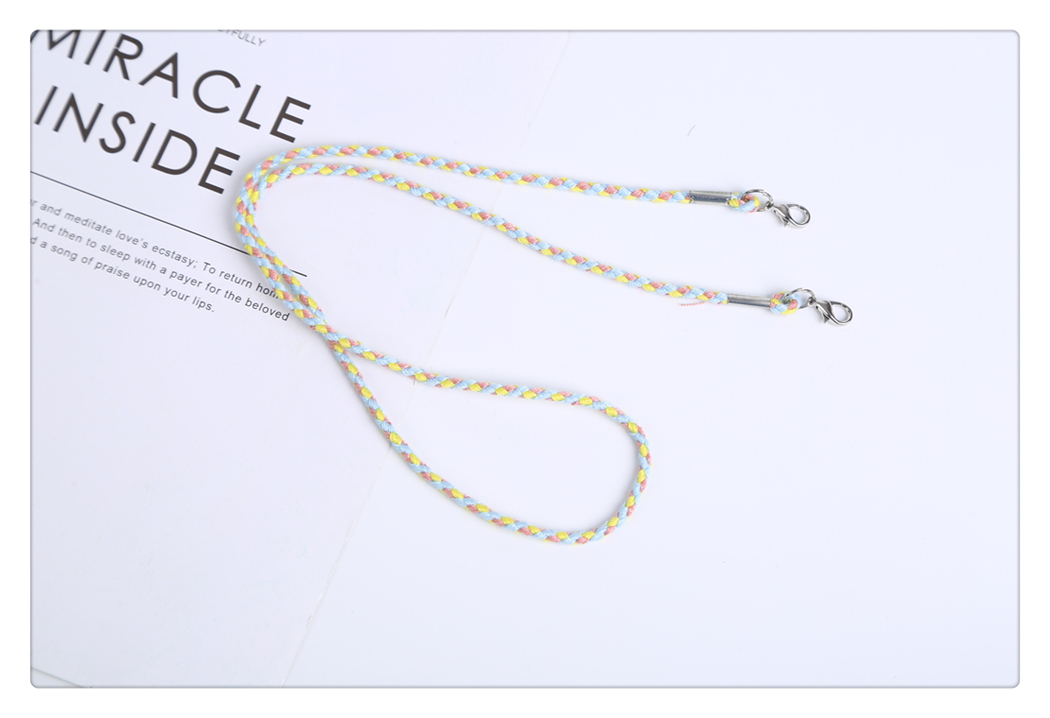 Fashion Colorful Mask Extension Rope, Sunglasses Color String Glasses Cord Anti-Drop Rope Cross-Border Platform Hot Sale Fashion Colorful Mask Extension Rope, Sunglasses Color String Glasses Cord Anti-Drop Rope Cross-Border Platform Hot Sale